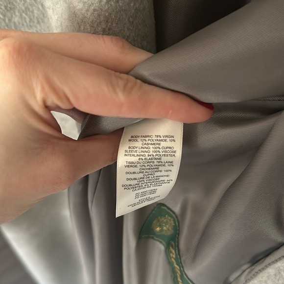 Aritzia Wilfred The Only Coat Wool Cashmere Gray XS - Picture 5 of 5